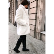 Fur white colour onesize